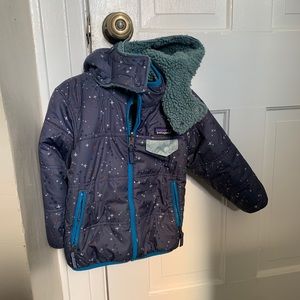 Patagonia Reversible Tribbles Jacket 3T Boy or Girl